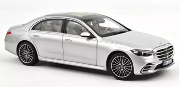 183805 Mercedes-Benz S-Class AMG-Line 2021 Brillant Silver 1:18